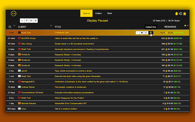 MTurk Pro from Chrome web store to be run with OffiDocs Chromium online MTurk Pro from Chrome web store to be run with OffiDocs Chromium online