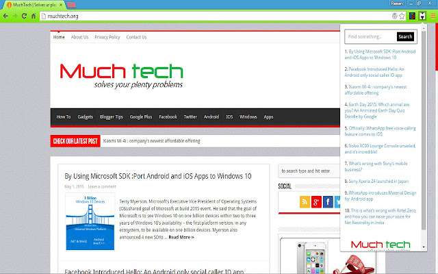 Much Tech from Chrome web store to be run with OffiDocs Chromium online Much Tech from Chrome web store to be run with OffiDocs Chromium online