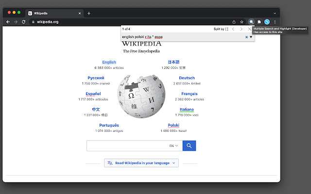Multiple Search and Highlight (Dev Edition) from Chrome web store to be run with OffiDocs Chromium online Multiple Search and Highlight (Dev Edition) from Chrome web store to be run with OffiDocs Chromium online