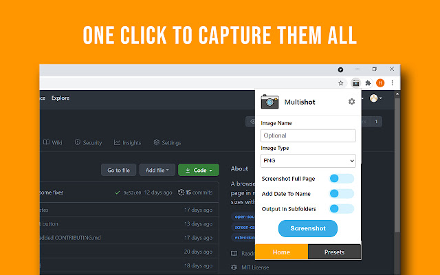 Multishot from Chrome web store to be run with OffiDocs Chromium online Multishot from Chrome web store to be run with OffiDocs Chromium online