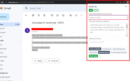 Mulu AI from Chrome web store to be run with OffiDocs Chromium online Mulu AI from Chrome web store to be run with OffiDocs Chromium online
