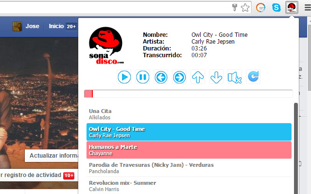 Musica en linea from Chrome web store to be run with OffiDocs Chromium online Musica en linea from Chrome web store to be run with OffiDocs Chromium online