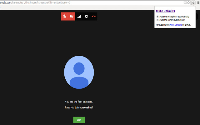 Mute Defaults from Chrome web store to be run with OffiDocs Chromium online Mute Defaults from Chrome web store to be run with OffiDocs Chromium online