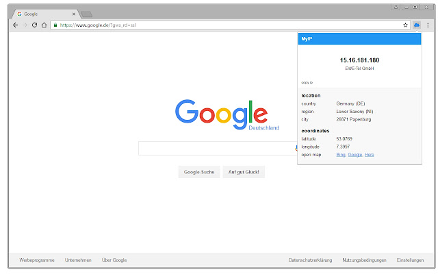 MyIP ip address and location details from Chrome web store to be run with OffiDocs Chromium online MyIP ip address and location details from Chrome web store to be run with OffiDocs Chromium online