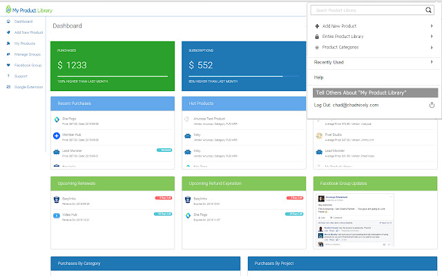 My Product Library from Chrome web store to be run with OffiDocs Chromium online My Product Library from Chrome web store to be run with OffiDocs Chromium online