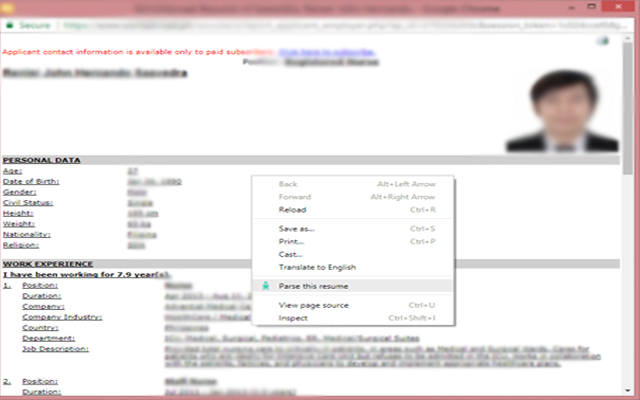 MyRA Resume Parser from Chrome web store to be run with OffiDocs Chromium online MyRA Resume Parser from Chrome web store to be run with OffiDocs Chromium online