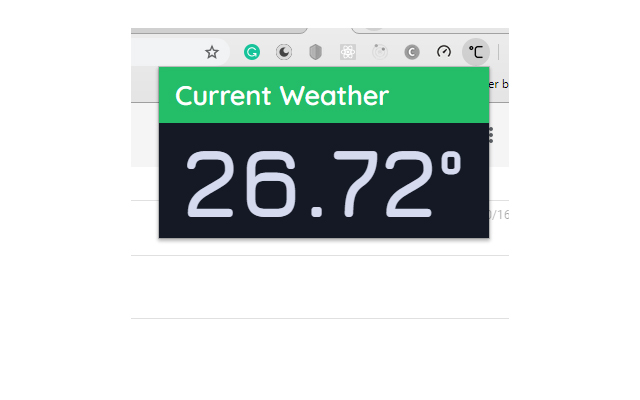 My Weather Extension from Chrome web store to be run with OffiDocs Chromium online My Weather Extension from Chrome web store to be run with OffiDocs Chromium online