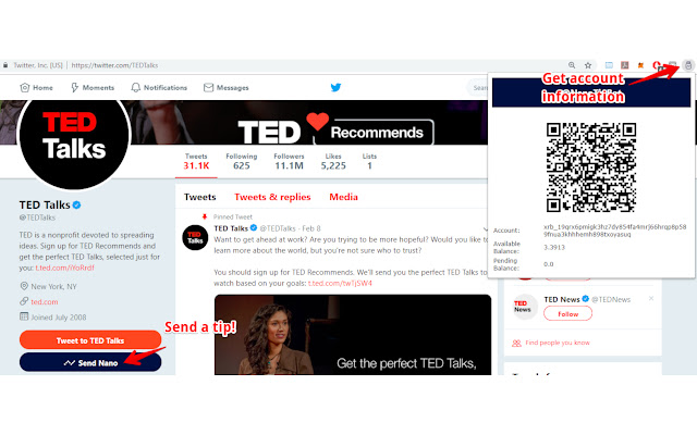 NanoTipBot from Chrome web store to be run with OffiDocs Chromium online NanoTipBot from Chrome web store to be run with OffiDocs Chromium online