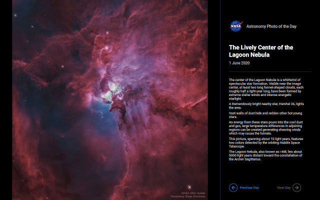 NASA Astronomy Picture of the Day from Chrome web store to be run with OffiDocs Chromium online NASA Astronomy Picture of the Day from Chrome web store to be run with OffiDocs Chromium online