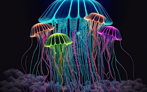 Neon Jellyfish from Chrome web store to be run with OffiDocs Chromium online Neon Jellyfish from Chrome web store to be run with OffiDocs Chromium online