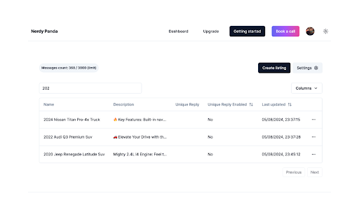 Nerdy Panda FB Marketplace Chatbot from Chrome web store to be run with OffiDocs Chromium online Nerdy Panda FB Marketplace Chatbot from Chrome web store to be run with OffiDocs Chromium online