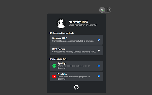 Nerimity RPC from Chrome web store to be run with OffiDocs Chromium online Nerimity RPC from Chrome web store to be run with OffiDocs Chromium online