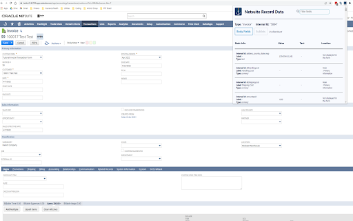 NetSuite Record Data from Chrome web store to be run with OffiDocs Chromium online NetSuite Record Data from Chrome web store to be run with OffiDocs Chromium online