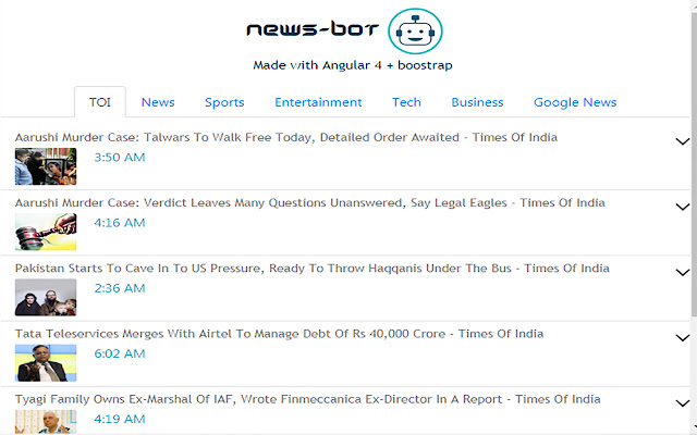News Bot from Chrome web store to be run with OffiDocs Chromium online News Bot from Chrome web store to be run with OffiDocs Chromium online