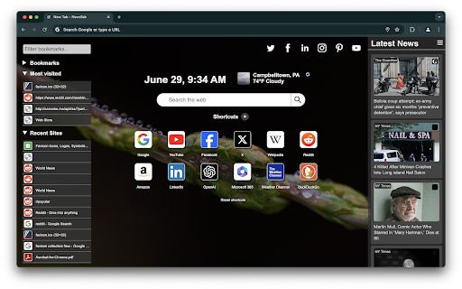 NewsTab Smart New Tab with News from Chrome web store to be run with OffiDocs Chromium online NewsTab Smart New Tab with News from Chrome web store to be run with OffiDocs Chromium online