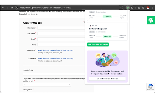 NodeFlair One Click Job Apply from Chrome web store to be run with OffiDocs Chromium online NodeFlair One Click Job Apply from Chrome web store to be run with OffiDocs Chromium online