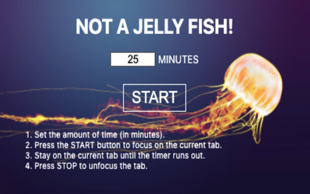 Not a Jelly Fish! from Chrome web store to be run with OffiDocs Chromium online Not a Jelly Fish! from Chrome web store to be run with OffiDocs Chromium online