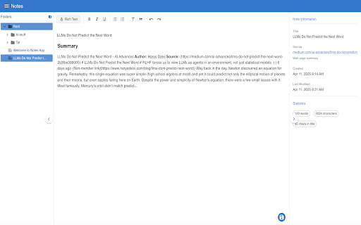 Notes App Summarizer from Chrome web store to be run with OffiDocs Chromium online Notes App Summarizer from Chrome web store to be run with OffiDocs Chromium online