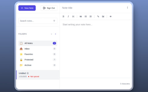 NoteSync from Chrome web store to be run with OffiDocs Chromium online NoteSync from Chrome web store to be run with OffiDocs Chromium online