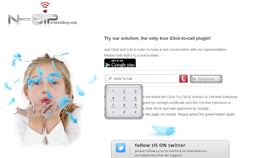 N SIPs Click to Call Extention from Chrome web store to be run with OffiDocs Chromium online N SIPs Click to Call Extention from Chrome web store to be run with OffiDocs Chromium online
