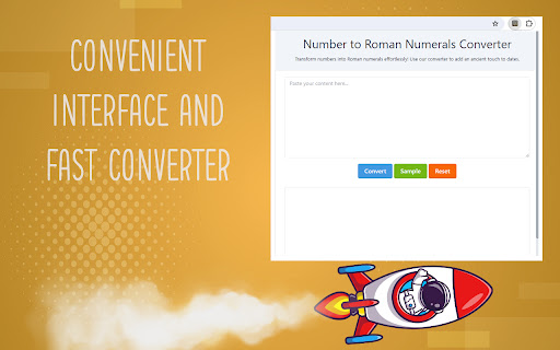 Number to Roman Numerals Converter from Chrome web store to be run with OffiDocs Chromium online Number to Roman Numerals Converter from Chrome web store to be run with OffiDocs Chromium online