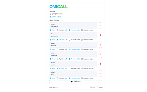 OMICall from Chrome web store to be run with OffiDocs Chromium online OMICall from Chrome web store to be run with OffiDocs Chromium online
