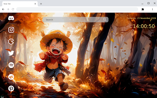 One Piece Luffy in Autumn from Chrome web store to be run with OffiDocs Chromium online One Piece Luffy in Autumn from Chrome web store to be run with OffiDocs Chromium online