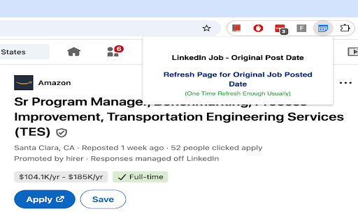 OriginallyListedAt for LinkedIn Jobs from Chrome web store to be run with OffiDocs Chromium online OriginallyListedAt for LinkedIn Jobs from Chrome web store to be run with OffiDocs Chromium online