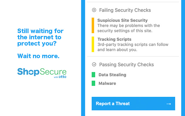 Otto ShopSecure from Chrome web store to be run with OffiDocs Chromium online Otto ShopSecure from Chrome web store to be run with OffiDocs Chromium online