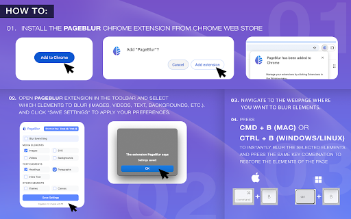 PageBlur Blur Web Content Easily from Chrome web store to be run with OffiDocs Chromium online PageBlur Blur Web Content Easily from Chrome web store to be run with OffiDocs Chromium online