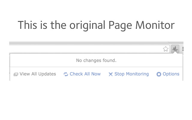 Page Monitor from Chrome web store to be run with OffiDocs Chromium online Page Monitor from Chrome web store to be run with OffiDocs Chromium online