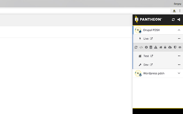 Pantheon Dashboard from Chrome web store to be run with OffiDocs Chromium online Pantheon Dashboard from Chrome web store to be run with OffiDocs Chromium online