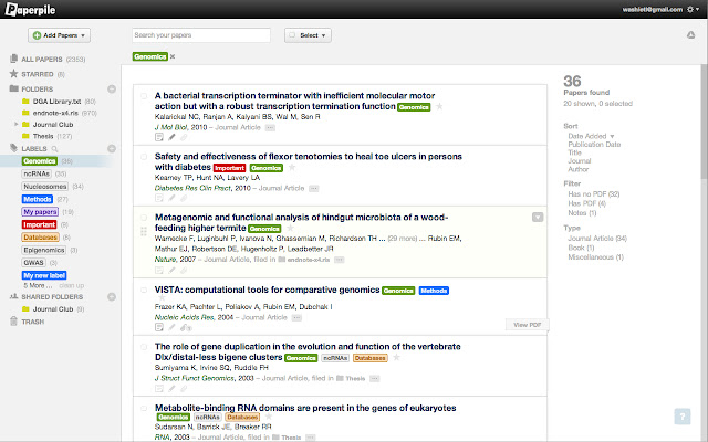 Paperpile from Chrome web store to be run with OffiDocs Chromium online Paperpile from Chrome web store to be run with OffiDocs Chromium online