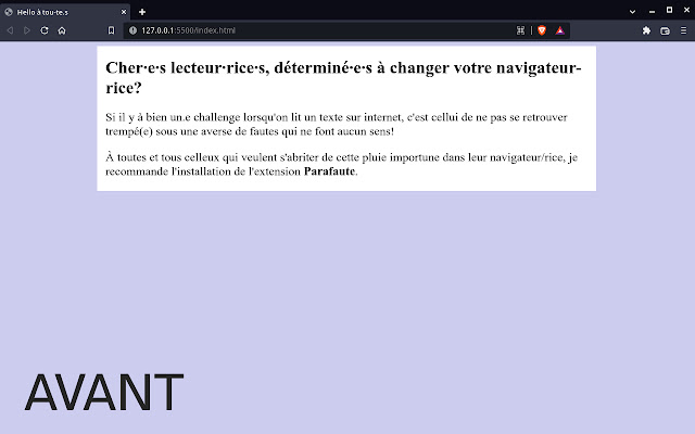 Parafaute from Chrome web store to be run with OffiDocs Chromium online Parafaute from Chrome web store to be run with OffiDocs Chromium online