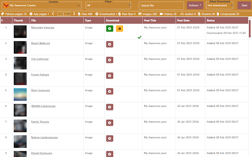 Patreon Easy Downloader from Chrome web store to be run with OffiDocs Chromium online Patreon Easy Downloader from Chrome web store to be run with OffiDocs Chromium online