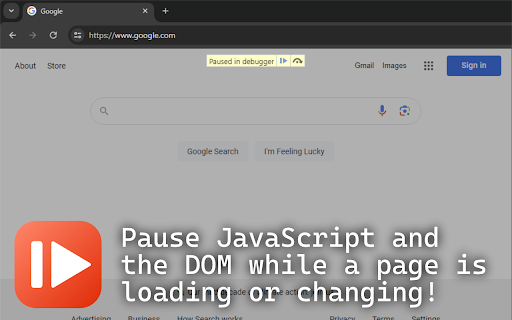 Pause Script Execution from Chrome web store to be run with OffiDocs Chromium online Pause Script Execution from Chrome web store to be run with OffiDocs Chromium online