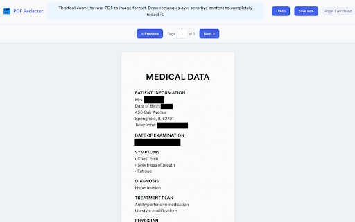 PDF Redactor from Chrome web store to be run with OffiDocs Chromium online PDF Redactor from Chrome web store to be run with OffiDocs Chromium online