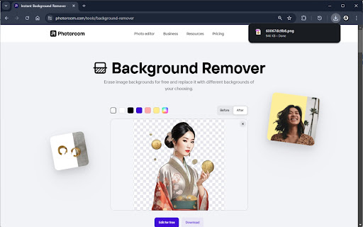 Photoroom PNG auto download from Chrome web store to be run with OffiDocs Chromium online Photoroom PNG auto download from Chrome web store to be run with OffiDocs Chromium online