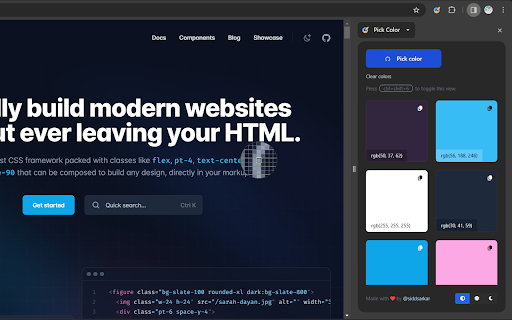 Pick Color from Chrome web store to be run with OffiDocs Chromium online Pick Color from Chrome web store to be run with OffiDocs Chromium online