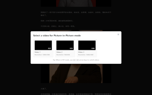 Pip Helper Picture in Picture Assistant from Chrome web store to be run with OffiDocs Chromium online Pip Helper Picture in Picture Assistant from Chrome web store to be run with OffiDocs Chromium online