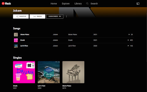Playcount for YouTube™ Music from Chrome web store to be run with OffiDocs Chromium online Playcount for YouTube™ Music from Chrome web store to be run with OffiDocs Chromium online