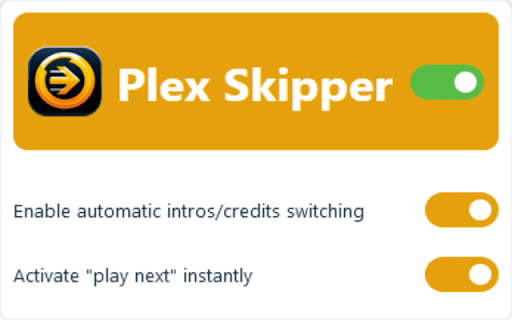 Plex skipper from Chrome web store to be run with OffiDocs Chromium online Plex skipper from Chrome web store to be run with OffiDocs Chromium online