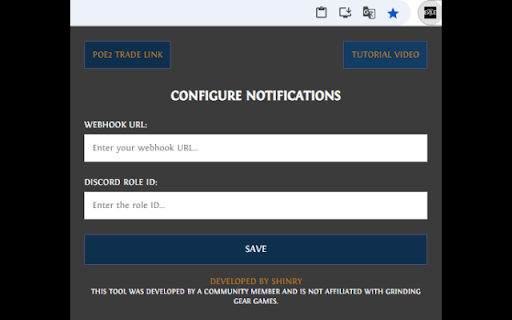 POE2 Trade notification Discord from Chrome web store to be run with OffiDocs Chromium online POE2 Trade notification Discord from Chrome web store to be run with OffiDocs Chromium online