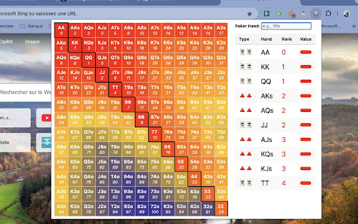 Poker Hand Lookup from Chrome web store to be run with OffiDocs Chromium online Poker Hand Lookup from Chrome web store to be run with OffiDocs Chromium online