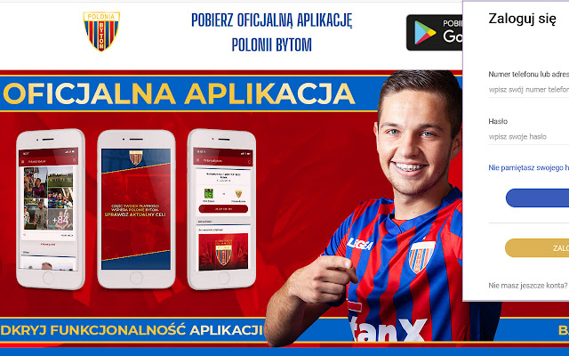 Polonia Bytom from Chrome web store to be run with OffiDocs Chromium online Polonia Bytom from Chrome web store to be run with OffiDocs Chromium online