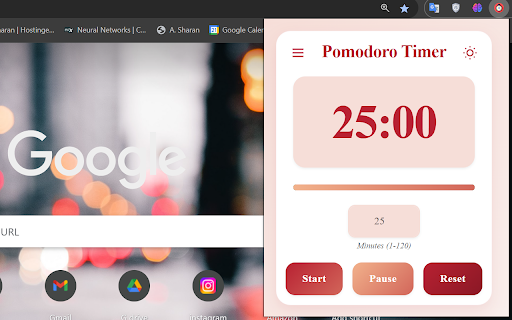 Pomodoro clock from Chrome web store to be run with OffiDocs Chromium online Pomodoro clock from Chrome web store to be run with OffiDocs Chromium online