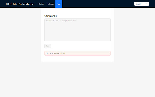 POS Label Printer Manager from Chrome web store to be run with OffiDocs Chromium online POS Label Printer Manager from Chrome web store to be run with OffiDocs Chromium online