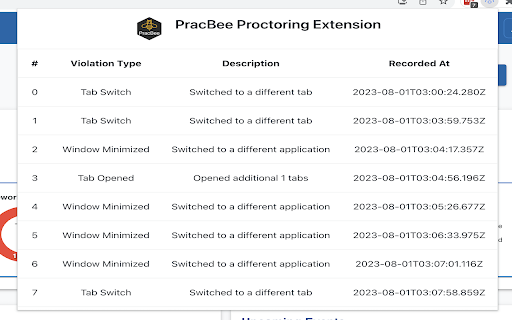Pracbee Exam Proctoring from Chrome web store to be run with OffiDocs Chromium online Pracbee Exam Proctoring from Chrome web store to be run with OffiDocs Chromium online