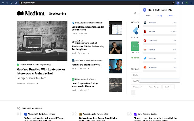 Pretty Screentime from Chrome web store to be run with OffiDocs Chromium online Pretty Screentime from Chrome web store to be run with OffiDocs Chromium online