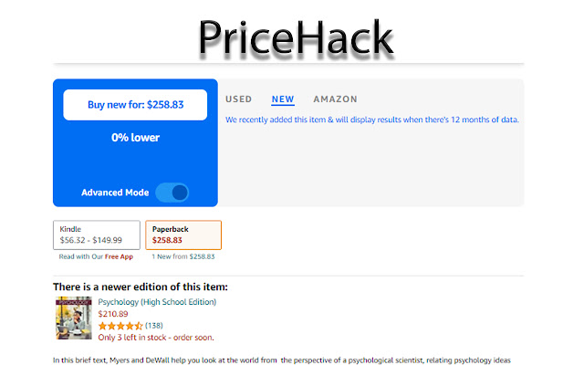 Price Hack from Chrome web store to be run with OffiDocs Chromium online Price Hack from Chrome web store to be run with OffiDocs Chromium online